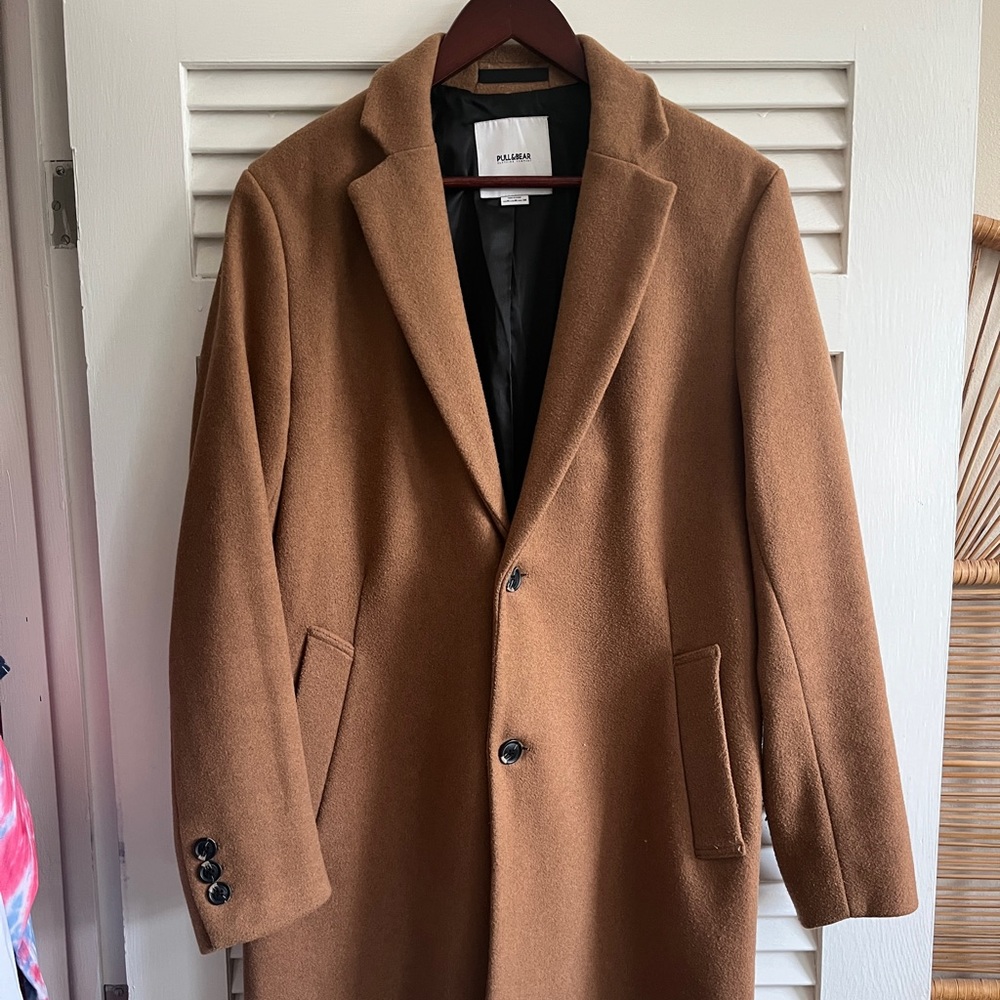 Pull & Bear Wool Trench Coat